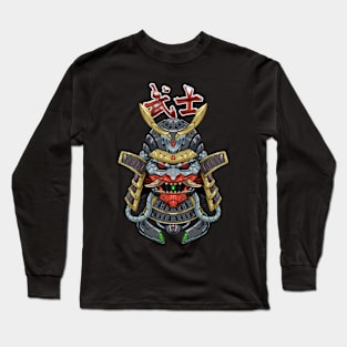 Mecha Samurai Long Sleeve T-Shirt